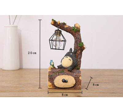 Elf Doudou Cat With Drawer Night Light Home Accessories Resin Craft Decoration