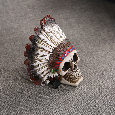 Indian Skull Ornaments Home Props Accessories