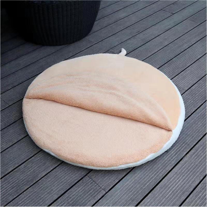 Doghouse Corgi Teddy Plush Dorayaki Sleeping Mat for Cats and Dogs