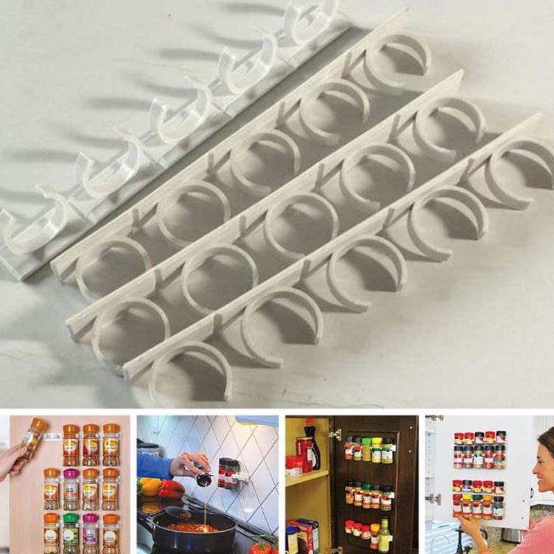 Clip N Store Storage Rack Spice Rack Kitchen