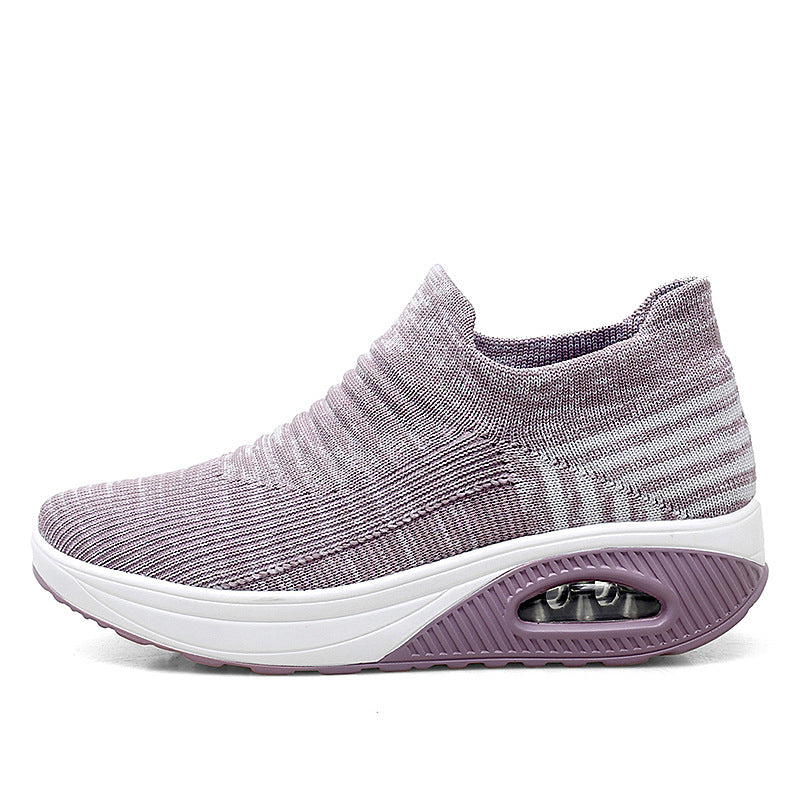 Slip-on Lazy Shoes Flying Woven Shaking Shoes Women