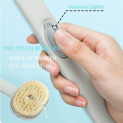 Dual-purpose Shower Brush Multifunctional Back Bod