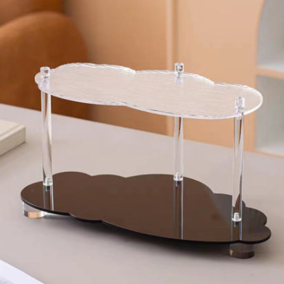 Wavy Acrylic Shelf Living Room Desktop Cup Storage Rack