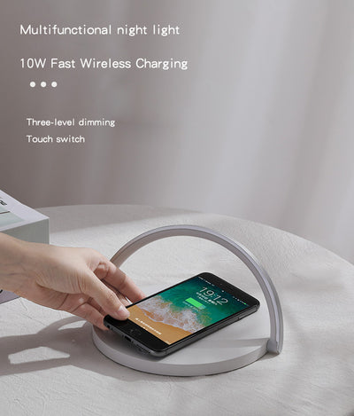 Fast Qi Wireless Charger Table Lamp