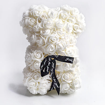 Valentine's Day Gift, Eternal Flower Rose, Teddy Bear PE Foam Bear.