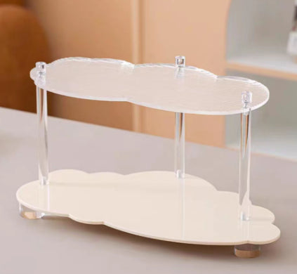 Wavy Acrylic Shelf Living Room Desktop Cup Storage Rack