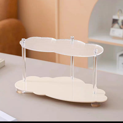 Wavy Acrylic Shelf Living Room Desktop Cup Storage Rack