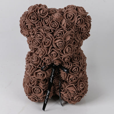 Valentine's Day Gift, Eternal Flower Rose, Teddy Bear PE Foam Bear.