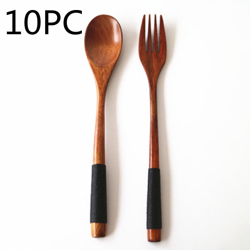 Kitchen Wooden Bamboo Spoon Cooking Utensil Tools