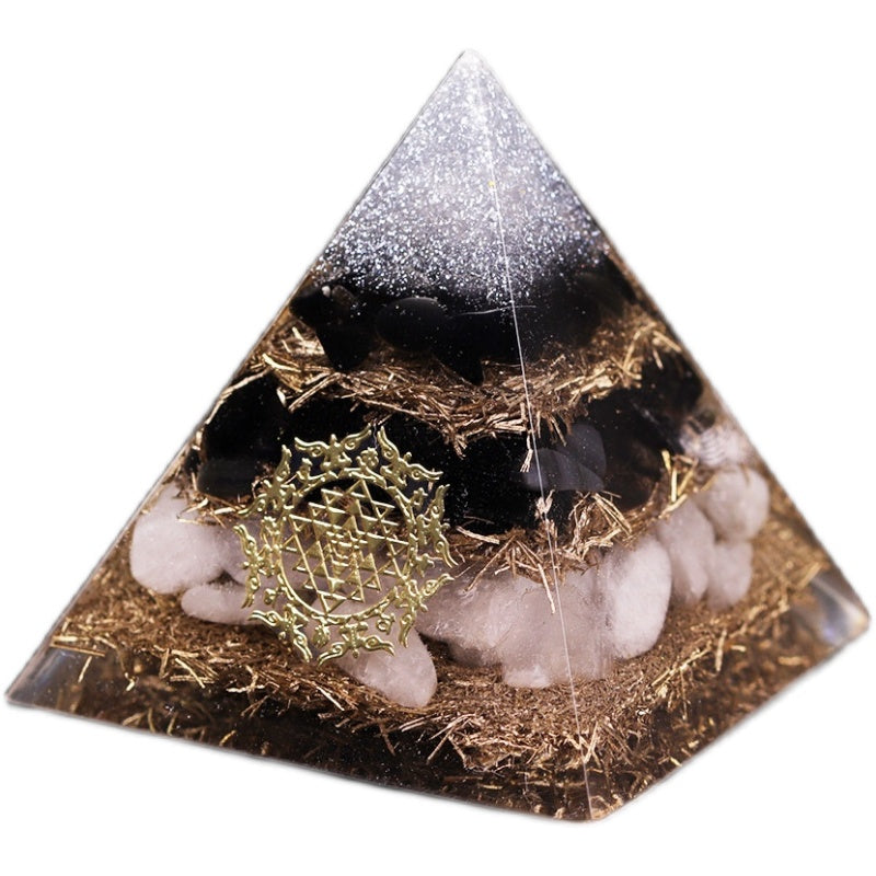 Natural Crystal Pyramid Home Accessories Car Ornament