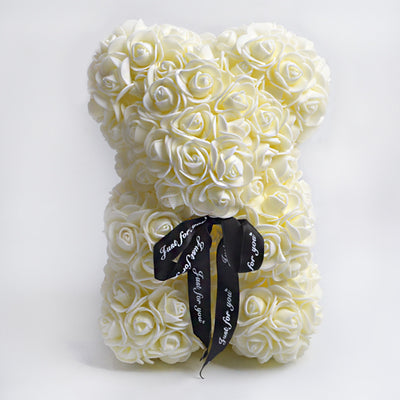 Valentine's Day Gift, Eternal Flower Rose, Teddy Bear PE Foam Bear.