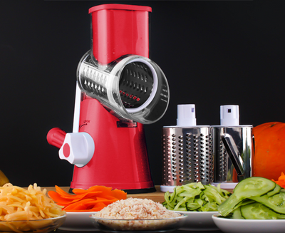 Manual Kitchen Accessories Multifunctional Round Mandoline Potato Slicer