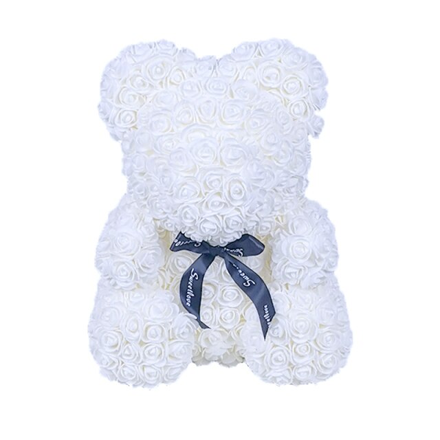 Valentine's Day Gift, Eternal Flower Rose, Teddy Bear PE Foam Bear.