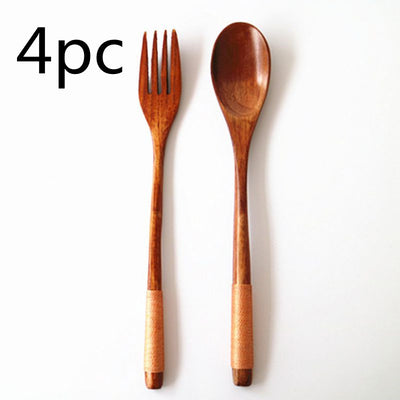 Kitchen Wooden Bamboo Spoon Cooking Utensil Tools