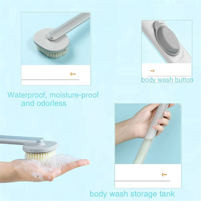 Dual-purpose Shower Brush Multifunctional Back Bod