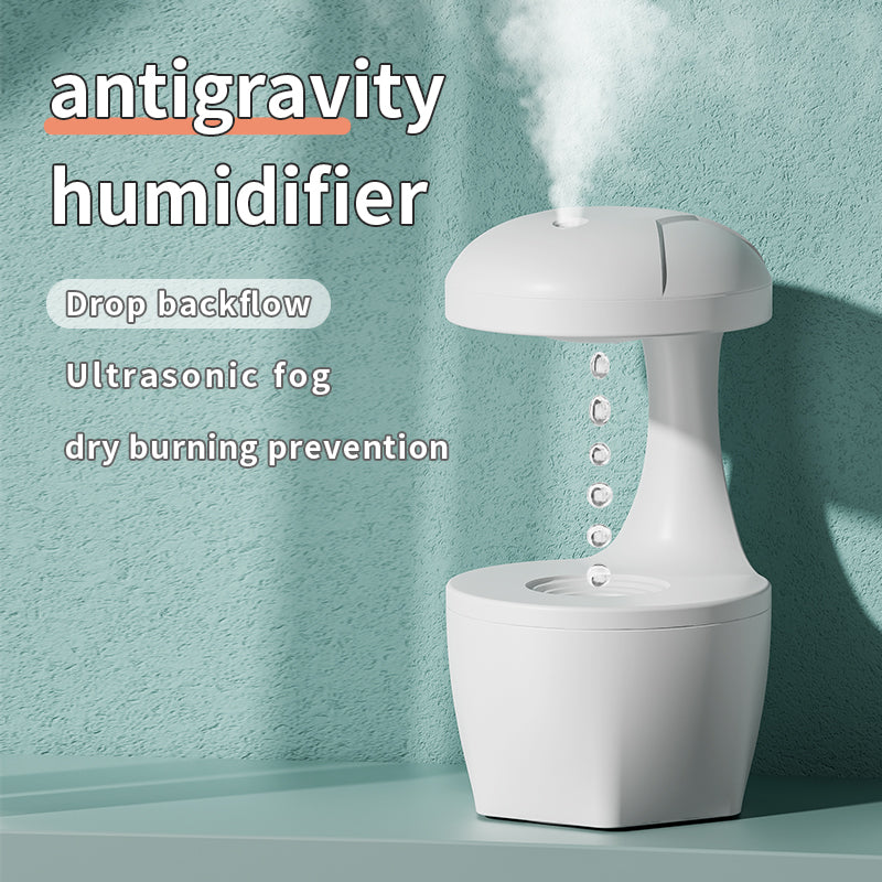 New Arrival Portable 800ml H2o Anti Gravity Usb Air Water Droplet Cool Mist