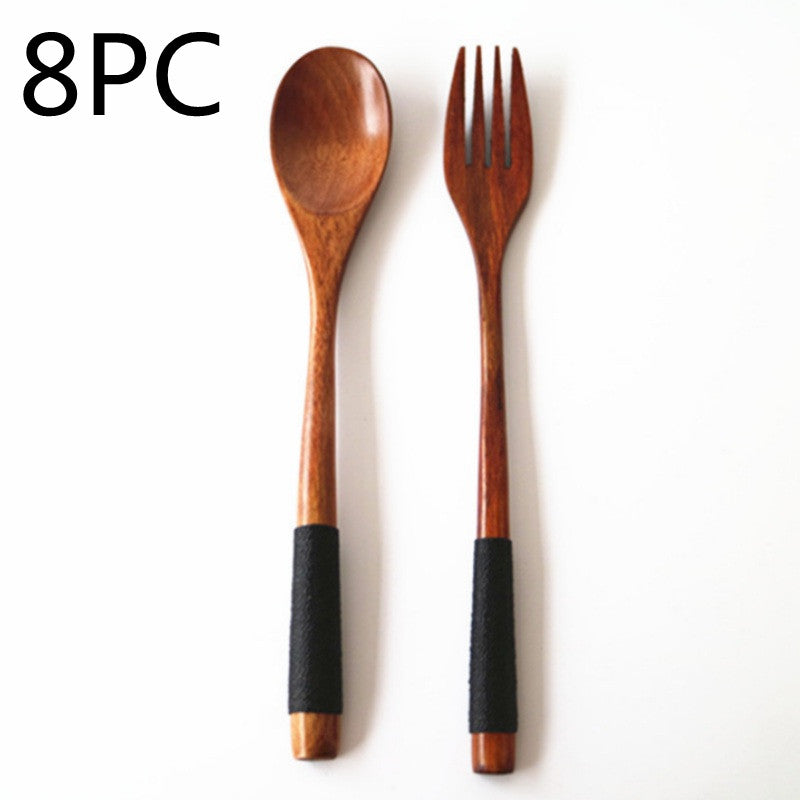 Kitchen Wooden Bamboo Spoon Cooking Utensil Tools