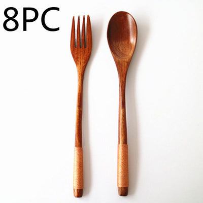 Kitchen Wooden Bamboo Spoon Cooking Utensil Tools