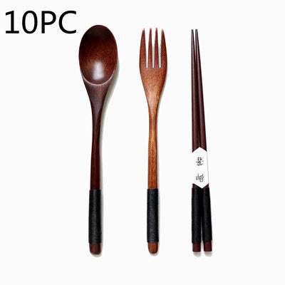 Kitchen Wooden Bamboo Spoon Cooking Utensil Tools