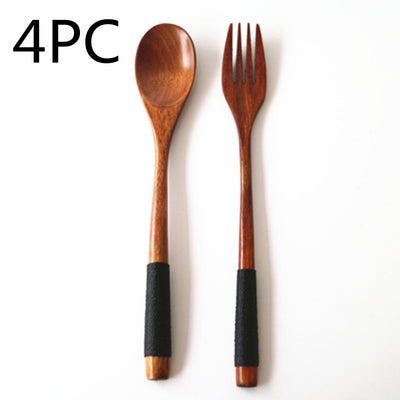 Kitchen Wooden Bamboo Spoon Cooking Utensil Tools