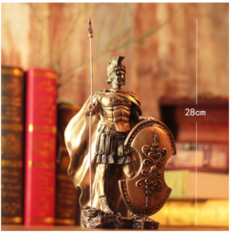 Samurai Armor Model Retro Armor Warrior Bar Ornament Home Accessories Hand Companion