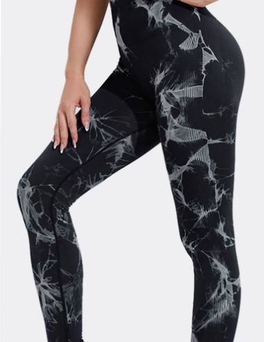 Seamless Tie Dye Leggings Women Yoga Pants Push Up Sport Fitness Running Gym