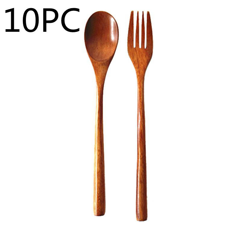 Kitchen Wooden Bamboo Spoon Cooking Utensil Tools